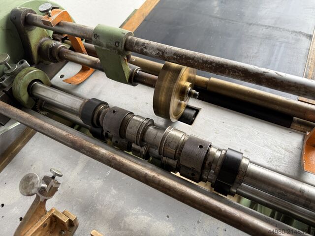 Gluing machine with grooving unit Karl Tränklein 