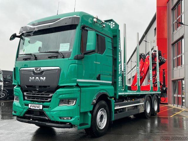Logging truck MAN TGX 33 520 6x4 BL PLATTFORM Epsilon Q150Z96