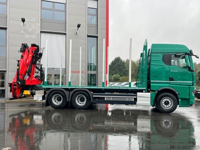 Logging truck MAN TGX 33 520 6x4 BL PLATTFORM Epsilon Q150Z96