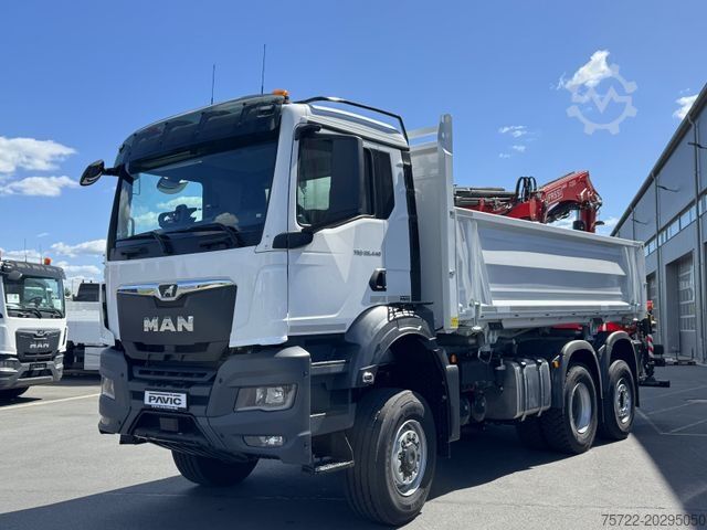 Other MAN TGS 28.440 6x4-4 2-Seitenkipper mit Fassi F235