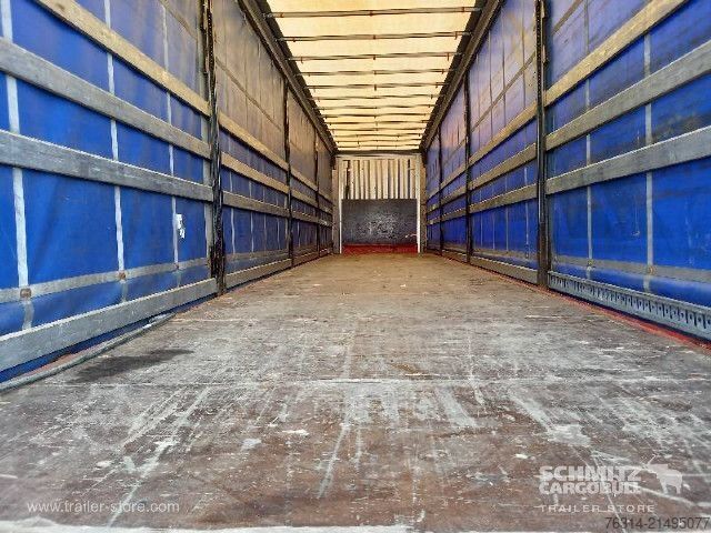 Open semitrailer with tarp Krone Curtainsider Standard Staplerhalterung