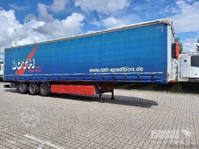 Open semitrailer with tarp Krone Curtainsider Standard Staplerhalterung