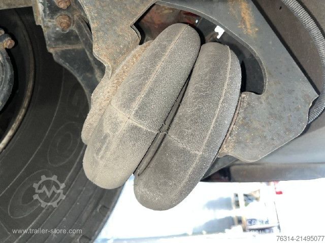 Open semitrailer with tarp Krone Curtainsider Standard Staplerhalterung