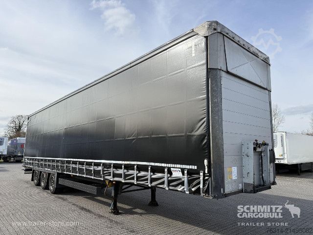 Open semitrailer with tarp Schmitz Cargobull Curtainsider Mega Getränke