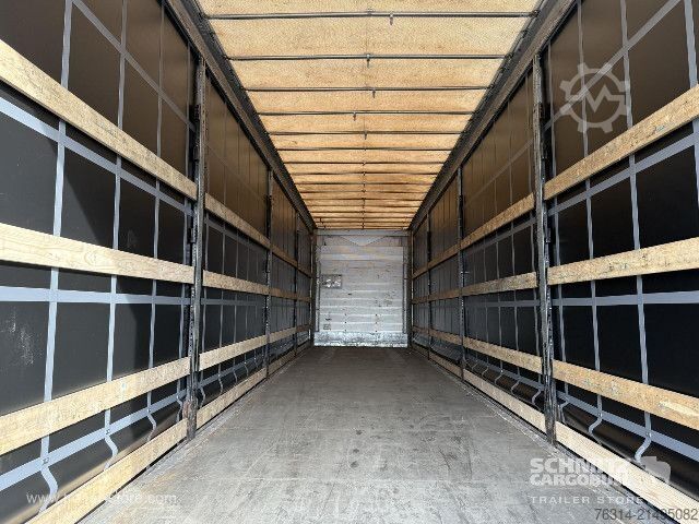 Open semitrailer with tarp Schmitz Cargobull Curtainsider Mega Getränke