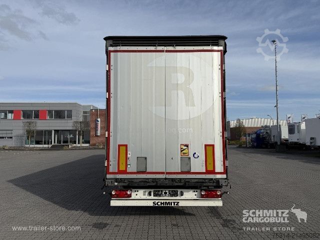 Open semitrailer with tarp Schmitz Cargobull Curtainsider Mega Getränke