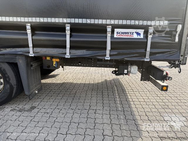 Open semitrailer with tarp Schmitz Cargobull Curtainsider Mega Getränke