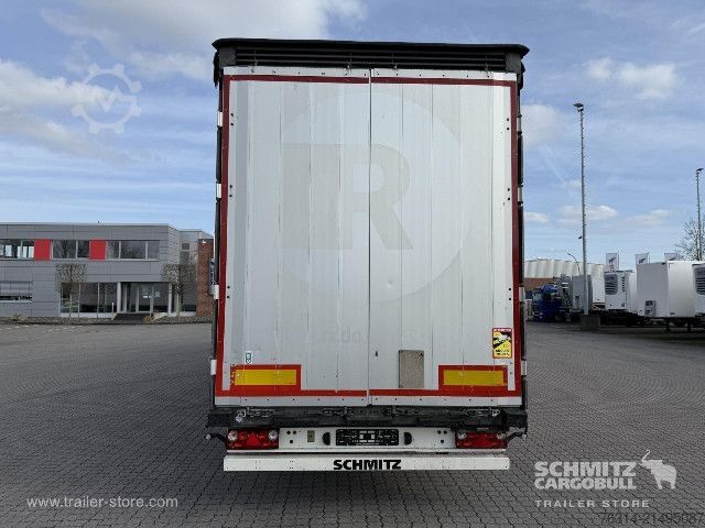 Open semitrailer with tarp Schmitz Cargobull Curtainsider Mega Getränke
