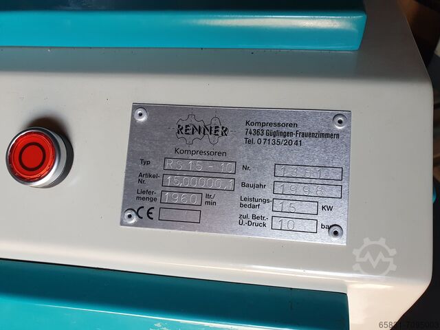 Schraubenverdichter RENNER RS 15 kw  