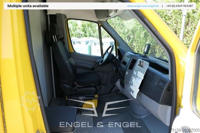 Box van mercedes-benz SPRINTER 310 CDI MAXI EURO-5 KOFFER REGALE KAMERA DURCHGANG