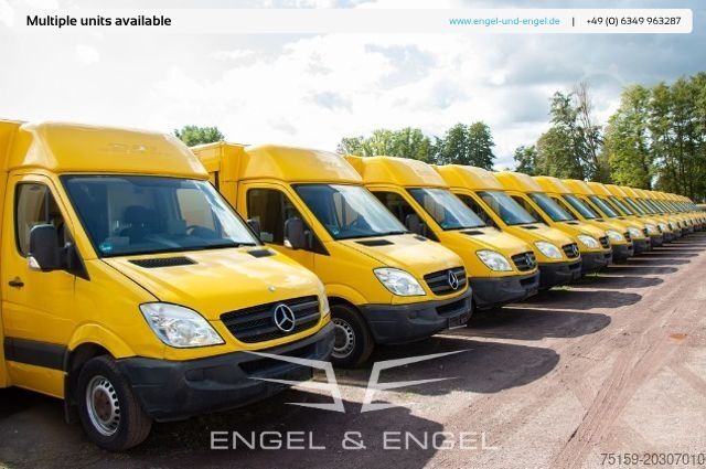 Box van mercedes-benz SPRINTER 310 CDI MAXI EURO-5 KOFFER REGALE KAMERA DURCHGANG