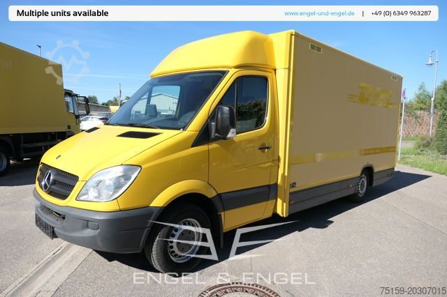 Box van mercedes-benz SPRINTER 310 CDI MAXI EURO-5 KOFFER REGALE KAMERA DURCHGANG