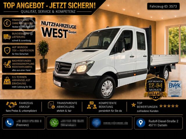 Pritschenwagen MERCEDES-BENZ Sprinter 316 CDI Maxi Pritsche=3400mm*Garantie*