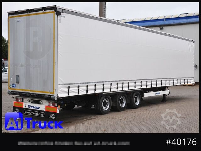 Open semitrailer with tarp KRONE SD, Mega, neue Plane, Code XL, TÜV 11/2026
