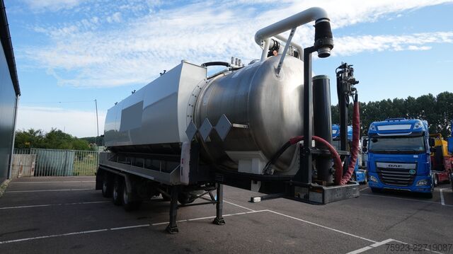 Tank Ligthart 3 axle high pressure and suck 27 m3 tipper tank...