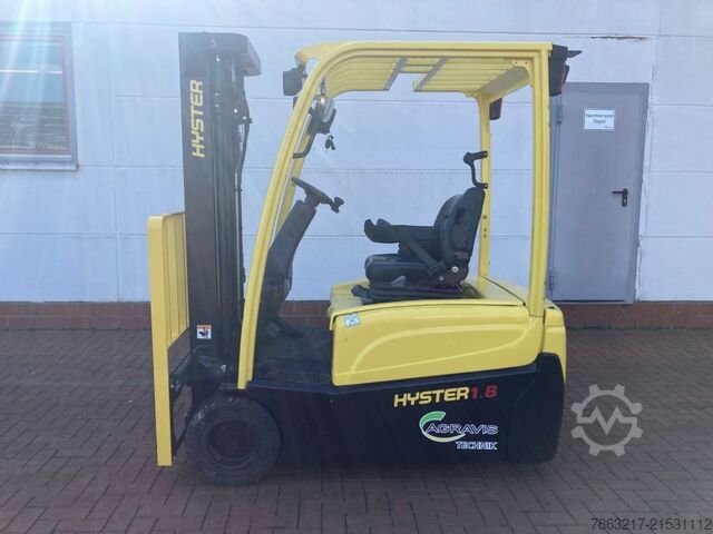 Elektro 3 Rad-Stapler Hyster J 1.8 XNT LWB