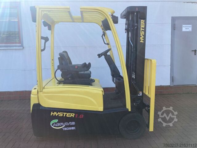 Elektro 3 Rad-Stapler Hyster J 1.8 XNT LWB