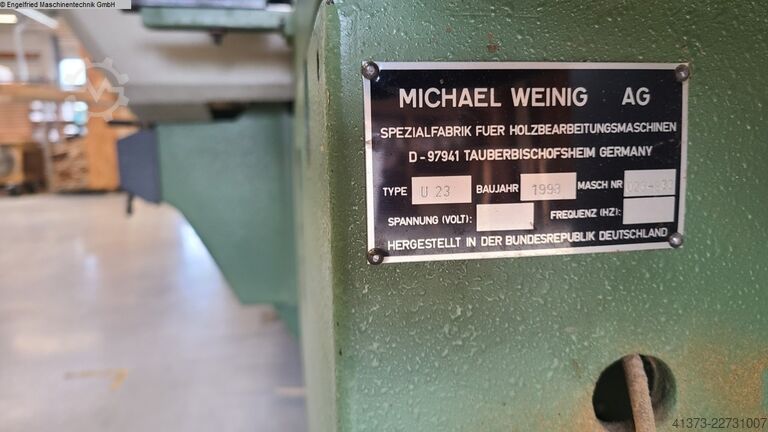 Vierseitenhobelmaschine WEINIG Unimat 23