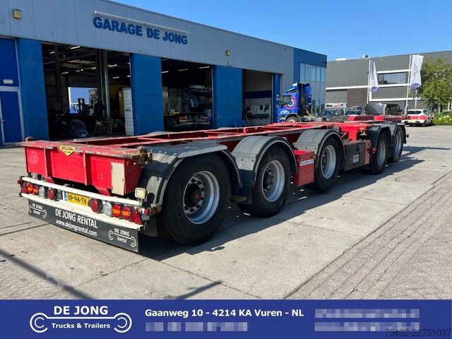 Containertransport Broshuis 5AKCC 2 Connect 5 AKCC / 5 Axles / 3x Steering ...
