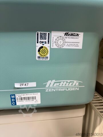 Tischzentrifuge Zentrifuge Gekühlt Hettich Rotanta 460 R