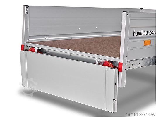 Anhänger mit offener Pritsche HUMBAUR Einachsanhänger HA 752111KV