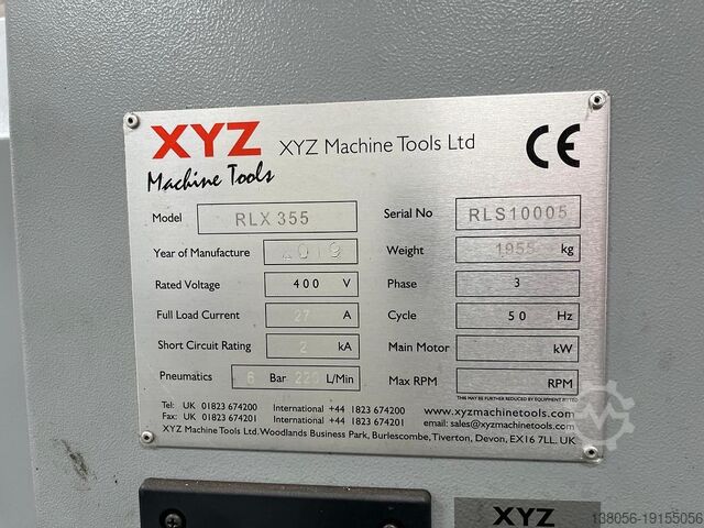 2019 XYZ RLX 355 XYZ RLX 355