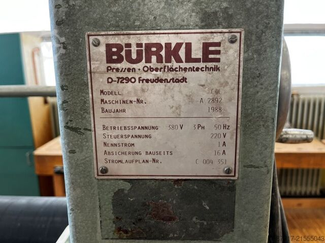 Leimauftragsmaschine BÜRKLE CDL