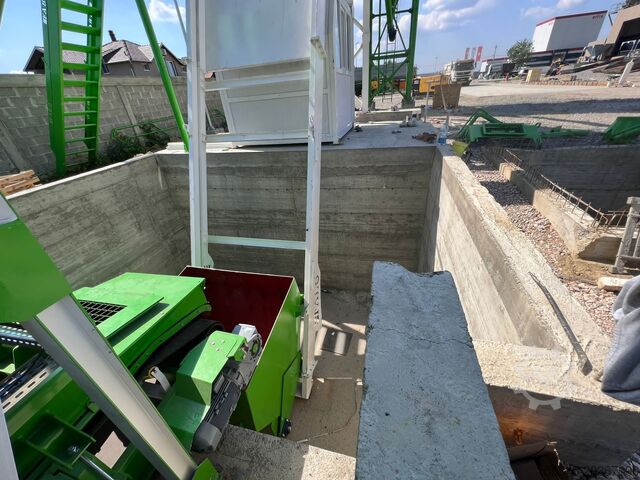 Stationary concrete mixing plant FABO Concrete Batching Plant 110 m3/h Mobile Concrete Batching Plant