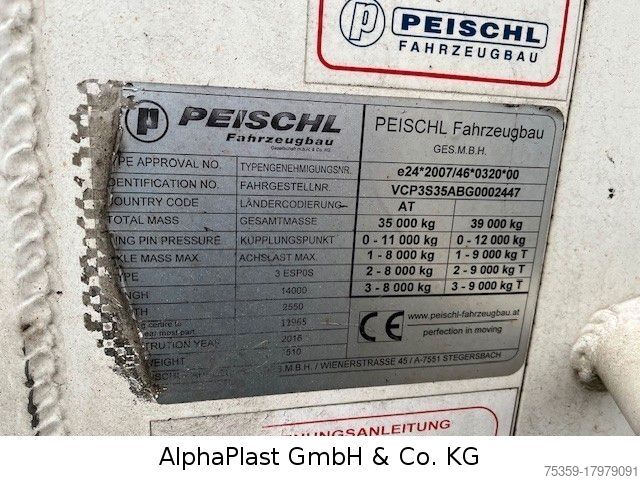 Walking floor semitrailer STAS kein Stas !! Pischl Schubboden