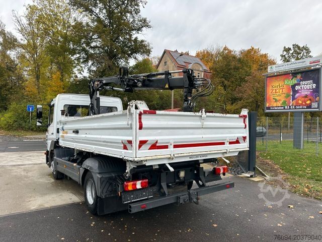 Autokran MERCEDES-BENZ Atego 918 4x2 Kipper KRAN Greifer FUNK AHK