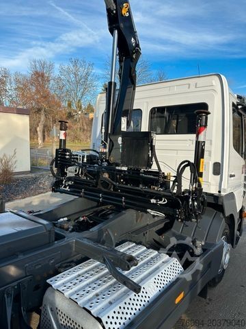 Autokran MERCEDES-BENZ Atego 918 4x2 Kipper KRAN Greifer FUNK AHK