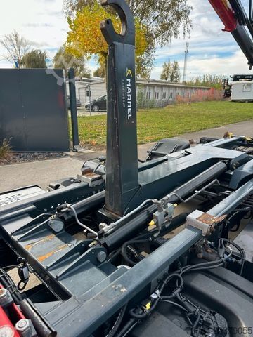 Abrollkipper DAF LF 180 Abrollkipper SCHROTTGREIFER KRAN FUNK AHK