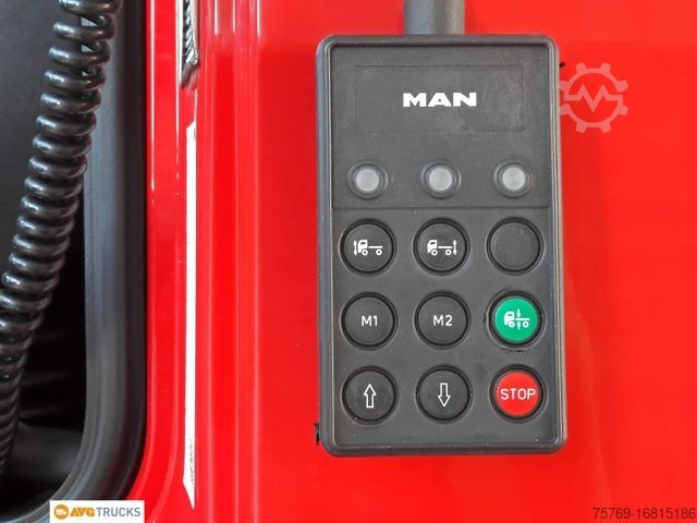 Flatbed truck with tarp MAN 18.360 TGS Schiebeplane Edscha LBW AHK