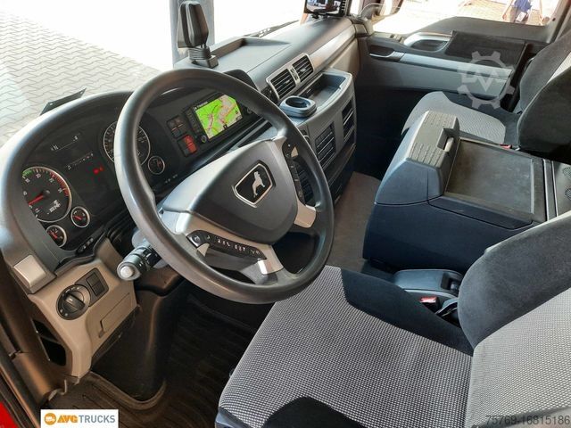 Flatbed truck with tarp MAN 18.360 TGS Schiebeplane Edscha LBW AHK