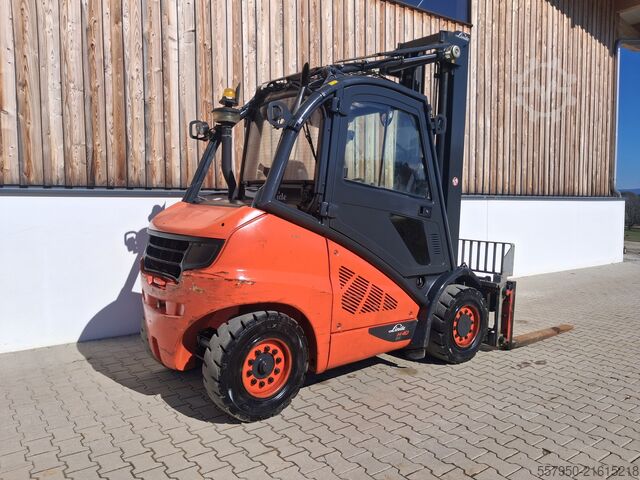 Gabelstapler Linde H 40 Diesel Triplex Zinkenverstellgerät