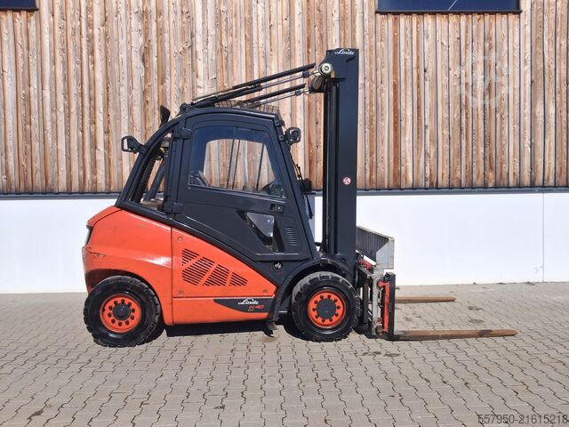 Gabelstapler Linde H 40 Diesel Triplex Zinkenverstellgerät