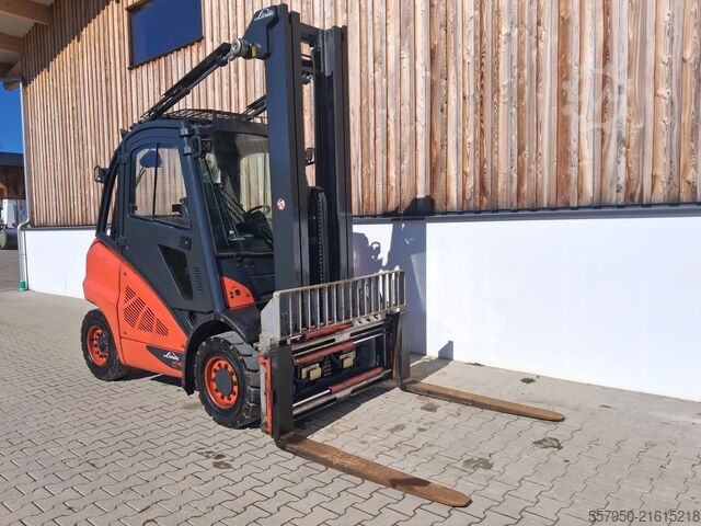 Gabelstapler Linde H 40 Diesel Triplex Zinkenverstellgerät