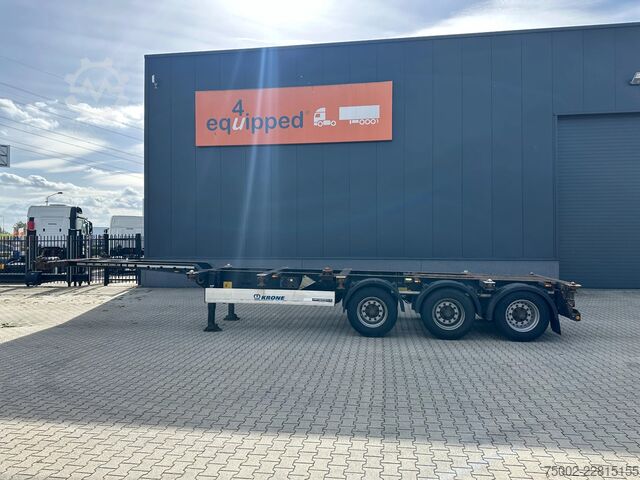 Containertransport Krone 40FT HIGH CUBE/ BPW +trommelremmen / 75% banden...
