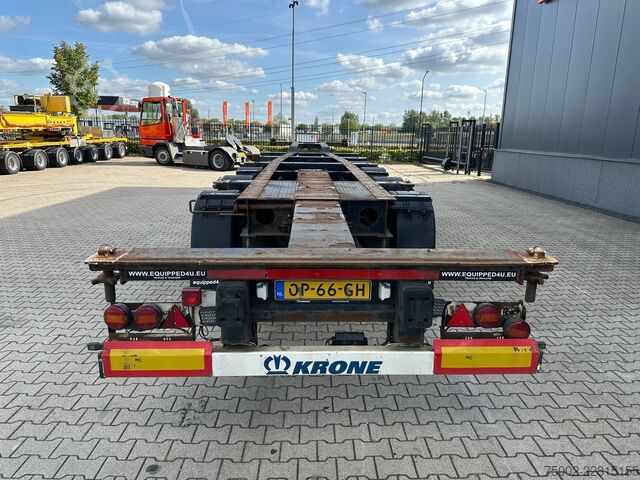 Containertransport Krone 40FT HIGH CUBE/ BPW +trommelremmen / 75% banden...