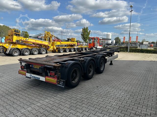 Containertransport Krone 40FT HIGH CUBE/ BPW +trommelremmen / 75% banden...