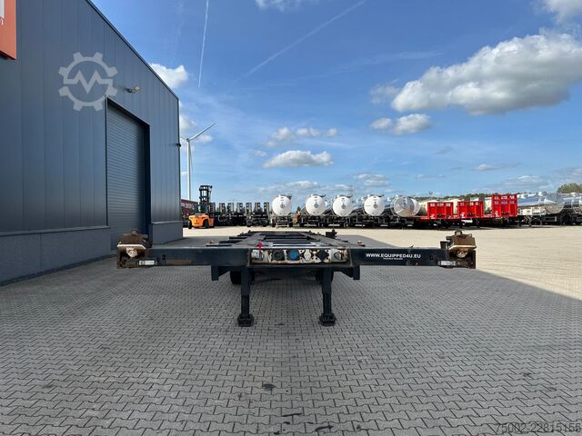 Containertransport Krone 40FT HIGH CUBE/ BPW +trommelremmen / 75% banden...