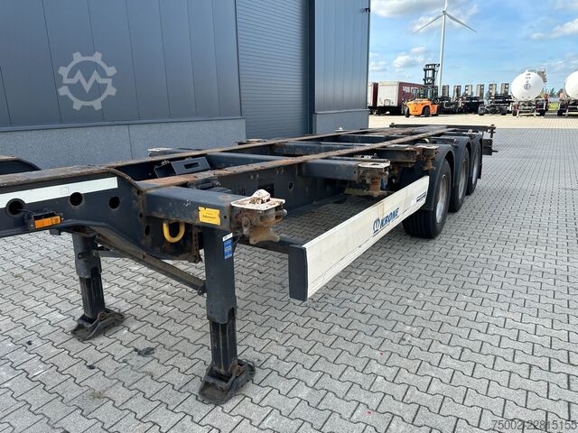 Containertransport Krone 40FT HIGH CUBE/ BPW +trommelremmen / 75% banden...