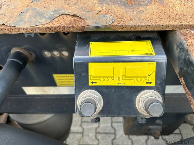 Containertransport Krone 40FT HIGH CUBE/ BPW +trommelremmen / 75% banden...