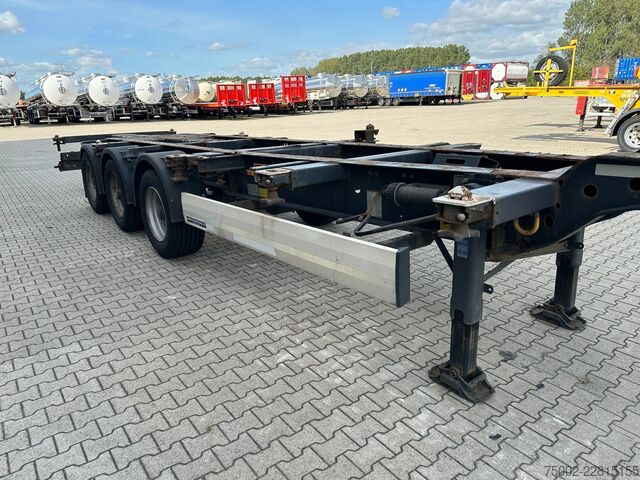 Containertransport Krone 40FT HIGH CUBE/ BPW +trommelremmen / 75% banden...