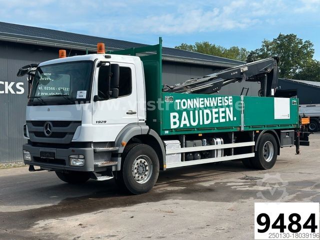 LKW mit Pritsche (offen) MERCEDES-BENZ Axor 1929 4x2 Pritsche + HIAB Ladekran