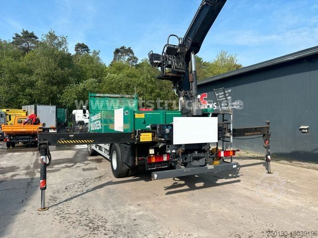 LKW mit Pritsche (offen) MERCEDES-BENZ Axor 1929 4x2 Pritsche + HIAB Ladekran