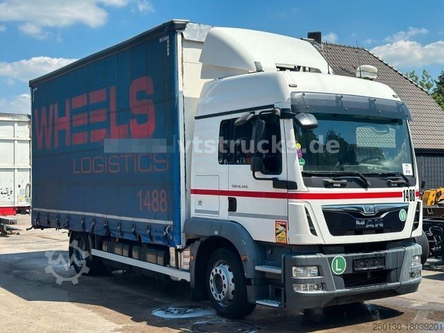 LKW mit Pritsche & Plane MAN TGM 18.340 4x2 Blatt-/Luft Pritsche + Plane