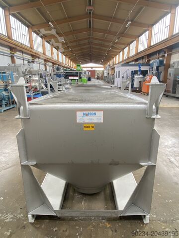 1000 Liter Matcon Edelstahl IBC MATCON 1000 Litre