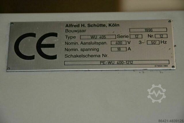 Werkzeugschleifmaschine Schütte WU 405