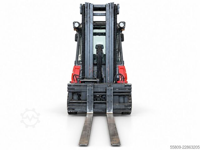 Electric 4-wheel forklift Linde E 35 P // Triplex // Seitenschieber // Zinkenverst